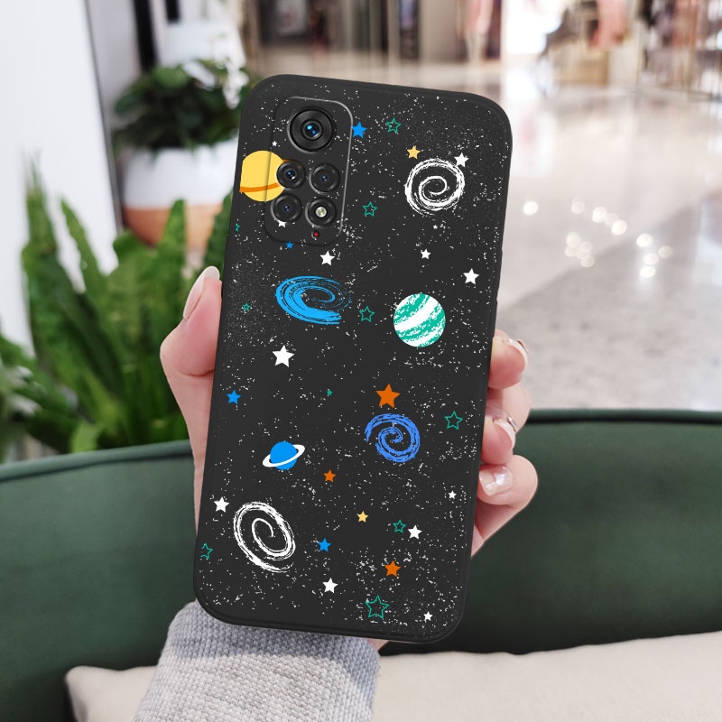 Ốp Điện Thoại Họa Tiết Vũ Trụ Sáng Tạo Cho Xiaomi Redmi Note 11 11S 11T Pro Plus + 4G 5G