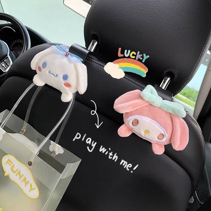 Car Seat Back Row Hook Cute Multifunctional Car Clow M Cinnamoroll Babycinnamoroll Car Hook Interior Decoration Supplies 80Hd