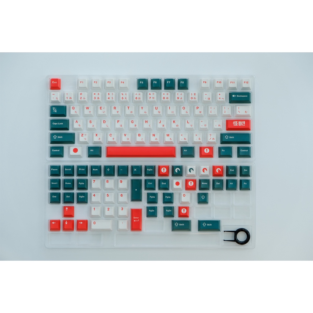 GMK Monster Keycap, 129 phím PBT Keycaps Cherry Profile DYE-SUB Cá nhân hóa GMK Keycaps cho bàn phím cơ