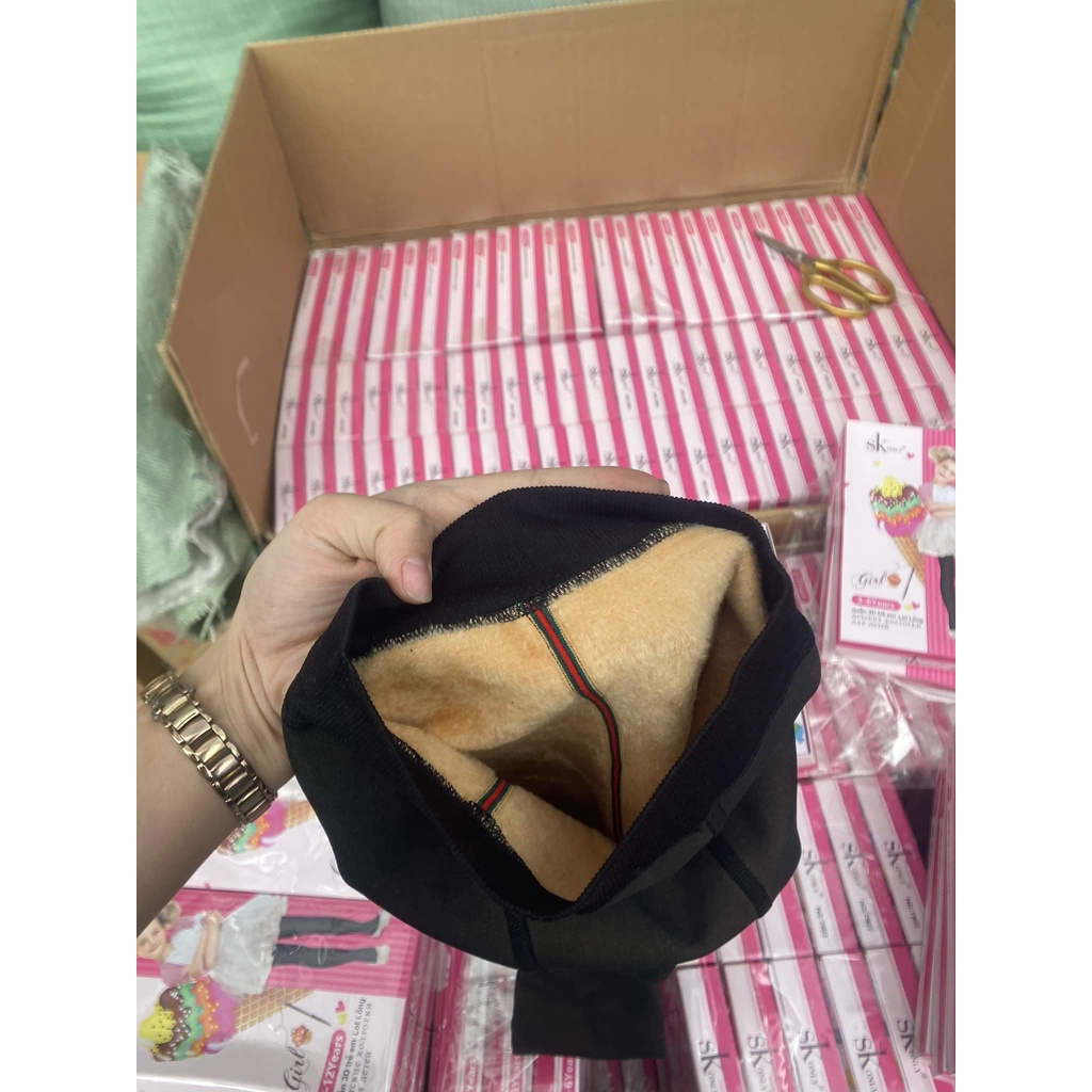 Quần Tất 3D Lót Lông Cho Bé Từ 3 Đến 12 Tuổi