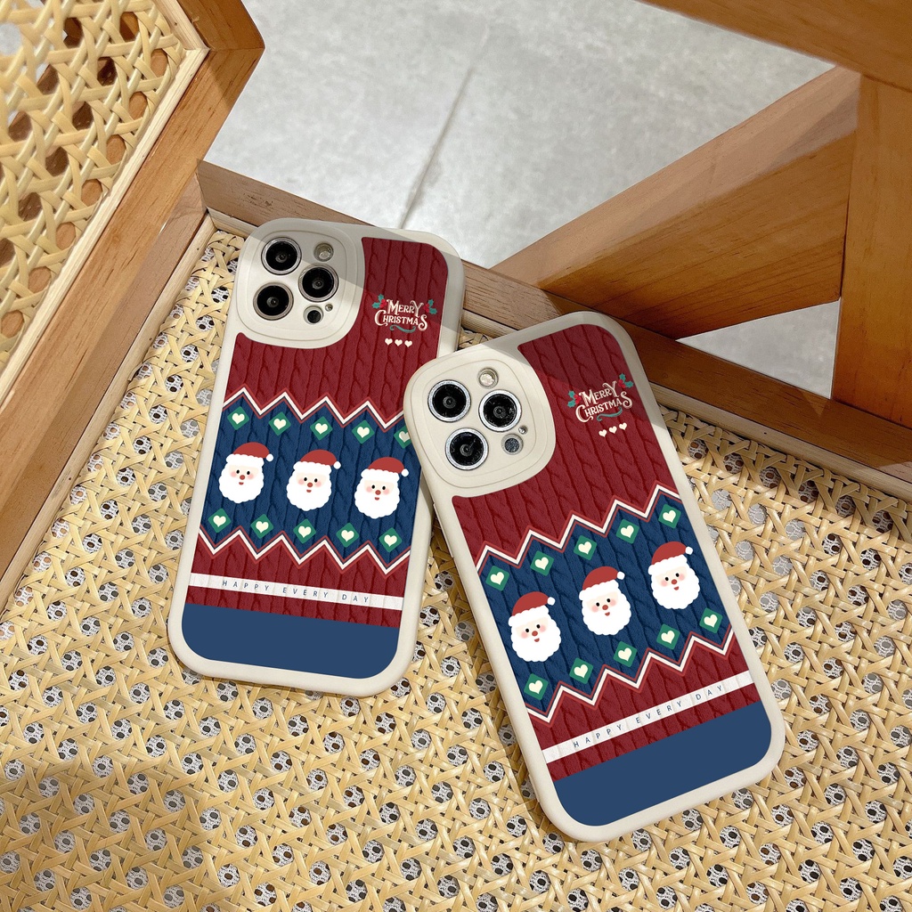 Ốp Điện Thoại tpu Họa Tiết Giáng Sinh Chống Bám Vân Tay Cho Realme C11 2021 C3 C25 C17 C21 C30 C15 C21Y C25Y 5 5i C20 7i