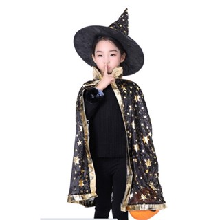 Bộ áo choàng phù thủy Halloween kiểu cổ điển size trung