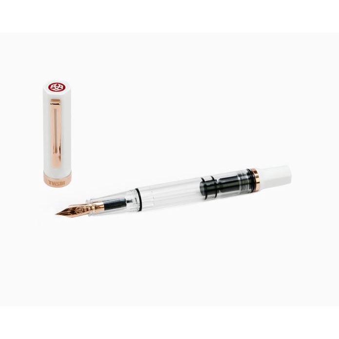 - BÚT MÁY TWSBI ECO, WHITE ROSE GOLD