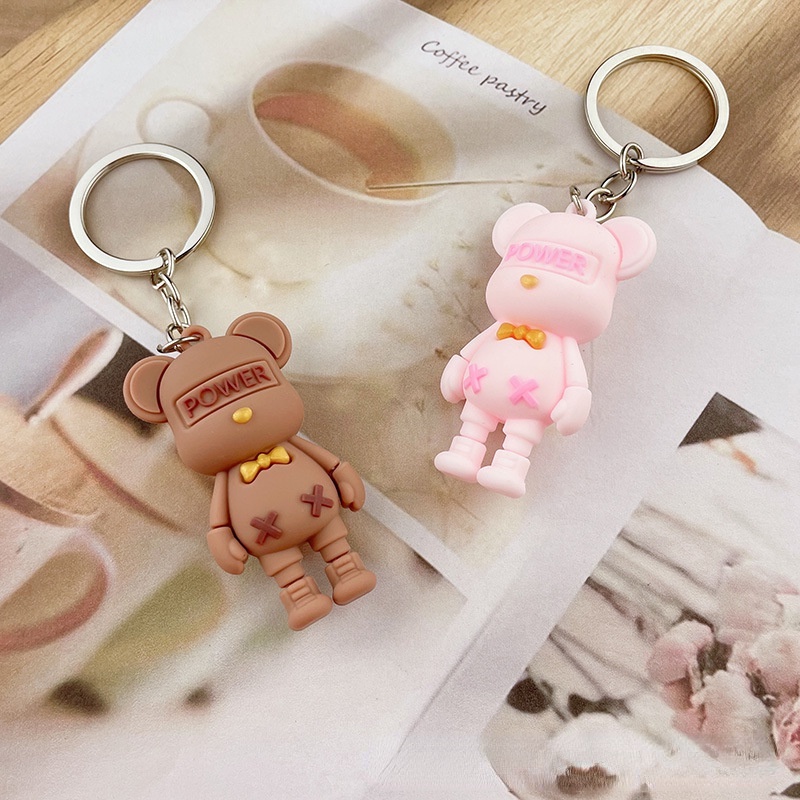 Móc Khóa Hình Gấu Violent Thắt Nơ Dễ Thương