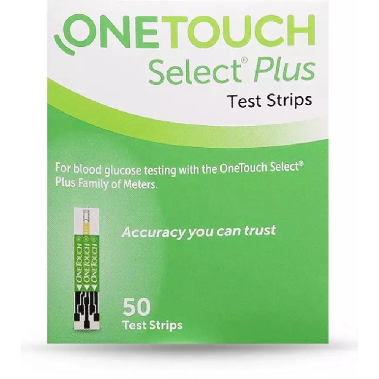 ✅ ONETOUCH SELECT PLUS HỘP 25 QUE - Que thử đường huyết máy One Touch Select Plus Simple