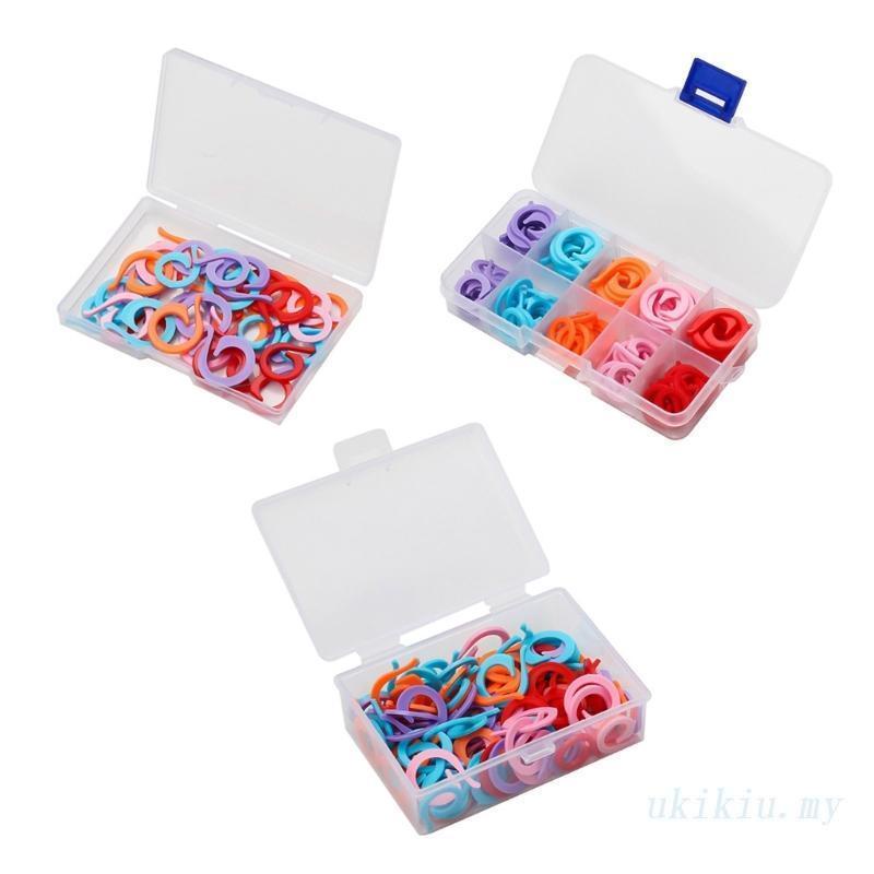 Set 30 / 100 / 120 Kẹp Đánh Dấu Đan Len Nhiều Màu Sắc
