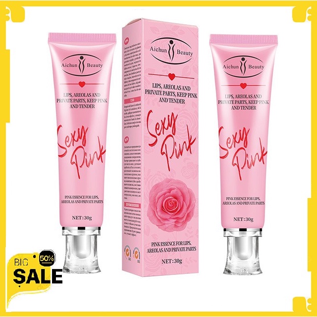 Kem Sexy Pink Aichun Beauty 30g Xoá Thâm Làm Hồng Nhũ Hoa Vùng Kín Mịn Màng