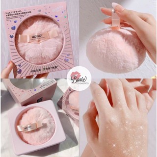 Bông phấn bắt sáng MACK ANDY Peach Air Ambilight Finishing Specular Powder Make Up Ball Nhũ Highlight - Bovie