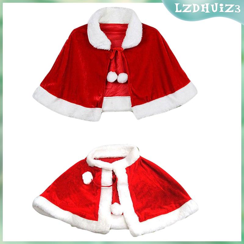 Áo Choàng Nhung Hóa Trang Ông Già Noel / Giáng Sinh lzdhuiz3