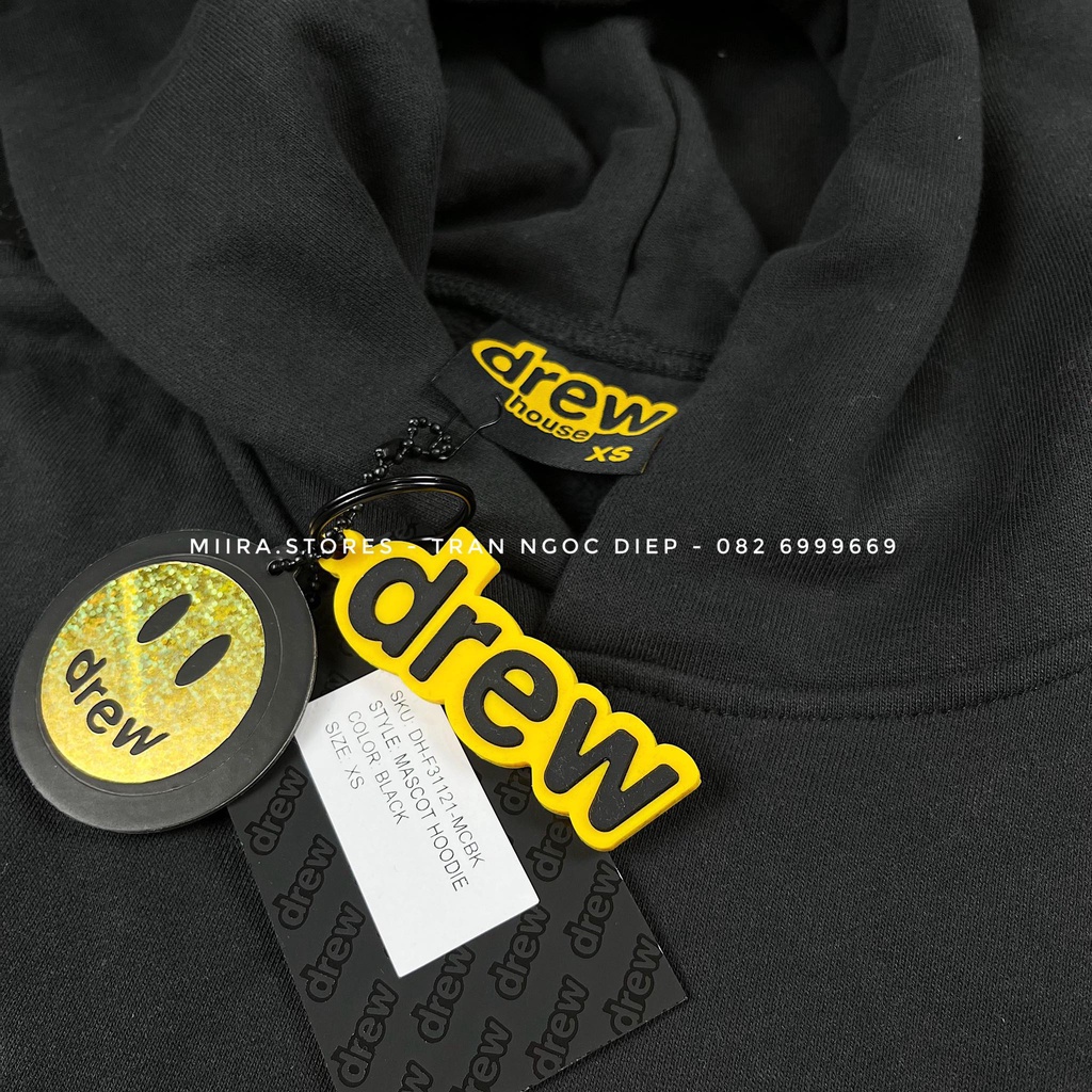 MASCOT hoodie - Áo nỉ có mũ / hoodie in hình mặt cười DREW HOUSE - BEST QUALITY