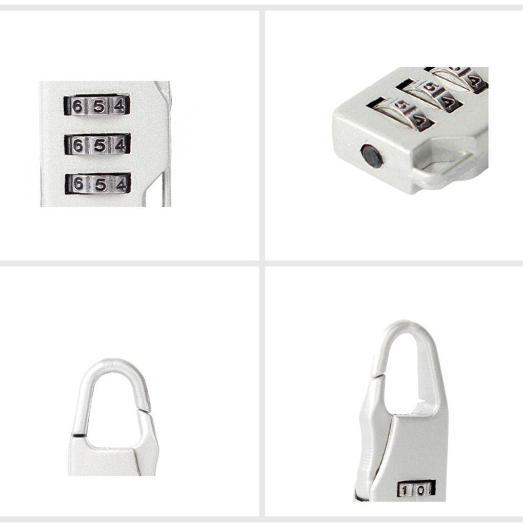 Set 2 Ổ Khóa Hành Lí 3 Chữ Số Tiện Lợi