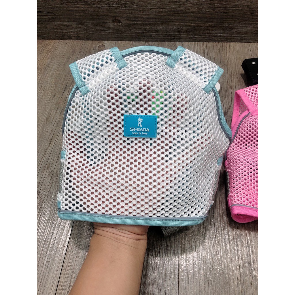 Đai ngồi xe máy cho bé dạng lưới phản quang thoáng khí hàng cao cấp