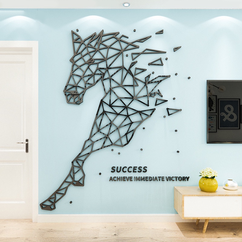 Giấy Dán Tường 3d Bằng Acrylic Trang Trí Phòng Khách Phong Cách Bắc Âu
