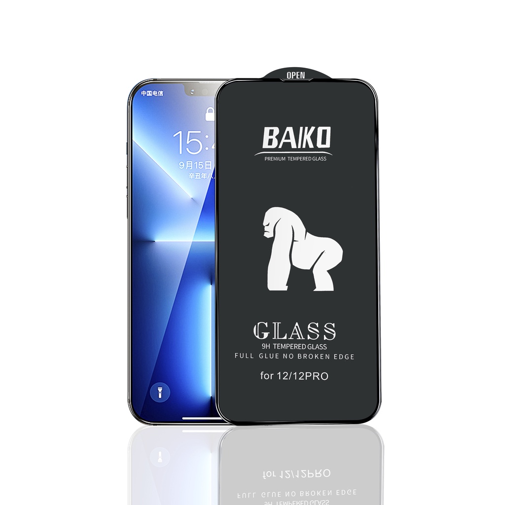 Kính cường lực iphone baiko siêu cứng full màn 6 6s plus, 7 8, 7 8plus, xr thumbnail