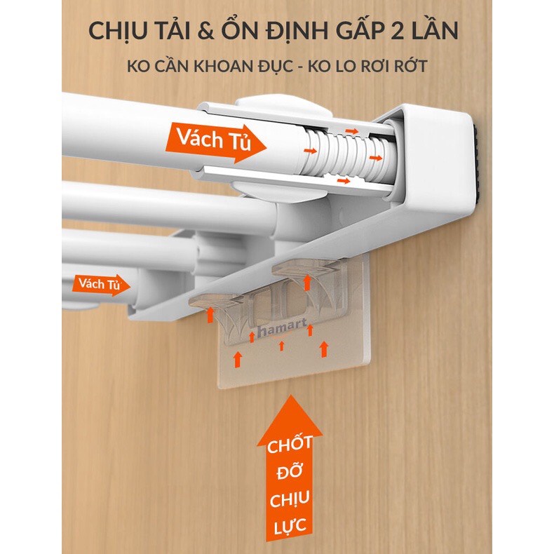 Miếng Dán Chốt Đỡ Kệ Gỗ Treo Tường, Ke Góc Chữ L, Móc Dán Tường Kê Tấm Chia Ngăn Tủ