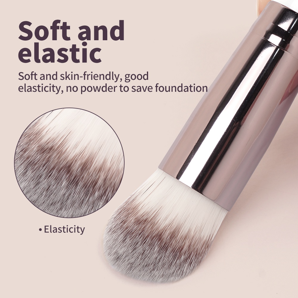 Cọ trang điểm MAGEFY tán phấn nền sợi lông dày mềm mại tiện lợi