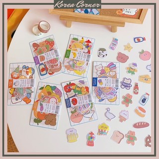 SET 20 STICKER TRANG TRÍ HÌNH ĐỒ ĂN