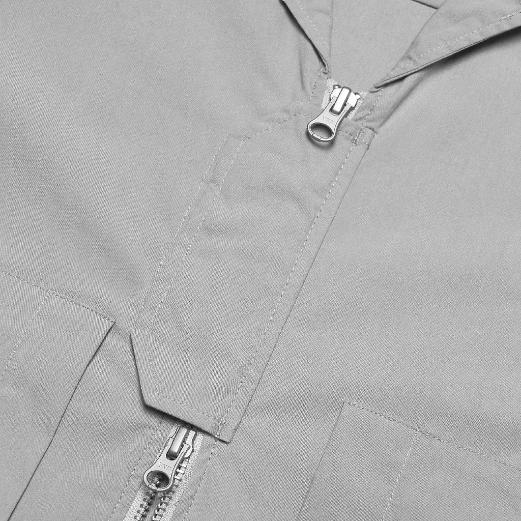 Áo Sơ Mi Khóa Zip Beuter Fossil Boxy Zip Shirt