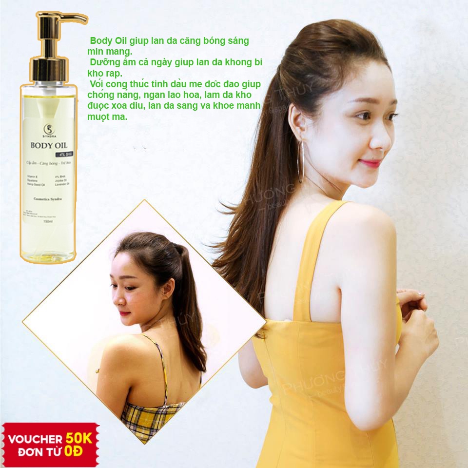 Body oil bha 4% dầu dưỡng da trắng mịn