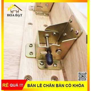 Bản Lề Chân Bàn Có Khóa  - Phụ Kiện Ngành Gỗ Cho Chân Bàn Gập