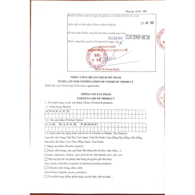 Son kem lì lâu trôi ANGELUX chính hãng, Son kem màu Hồng Trà Khô mềm mịn lên màu chuẩn