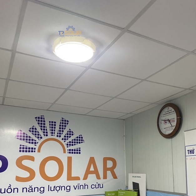 Đèn Ốp Trần Năng Lượng Mặt Trời  200W TPSolar TP-A200N 3 Màu Ánh Sáng, Bảo Hành 3 Năm