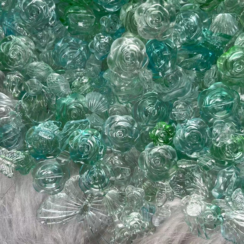 Ốp Điện Thoại Chất Liệu ABS Hình Hoa Đính Ngọc Trai / Bướm / Người Ngoài Hành Tinh Độc Đáo DIY