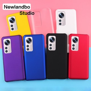 Ốp Điện Thoại Nhựa Cứng Màu Tím Đục Trong Suốt Cho Xiaomi 11T 10T 12T Mi 12 Pro 11Lite