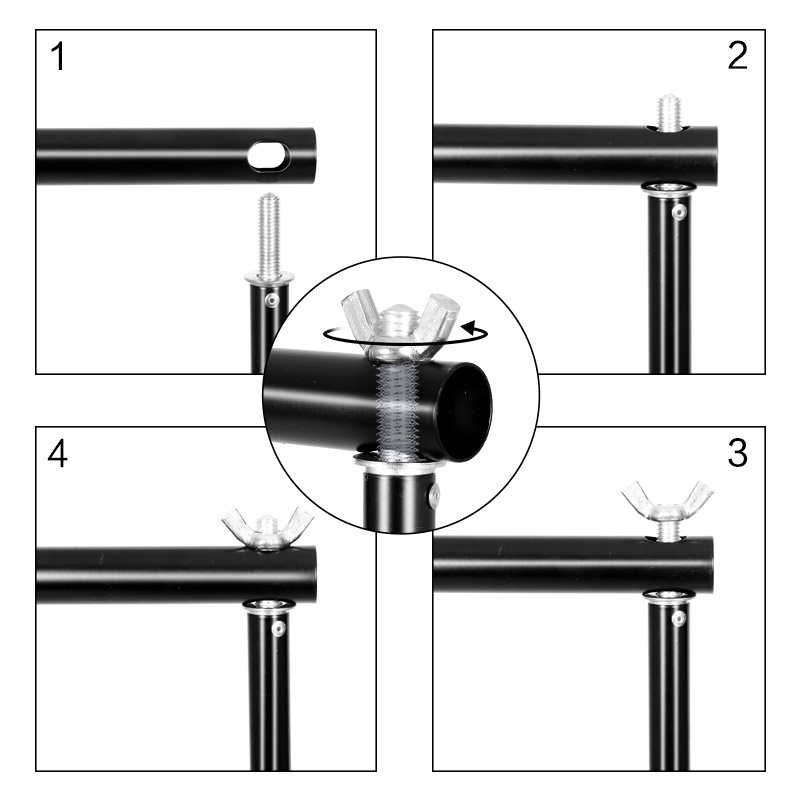 Khung Treo Phông Nền Chụp Ảnh Chữ U 2mx2m Và Chữ T 68x70cm Hàng Có Sẵn