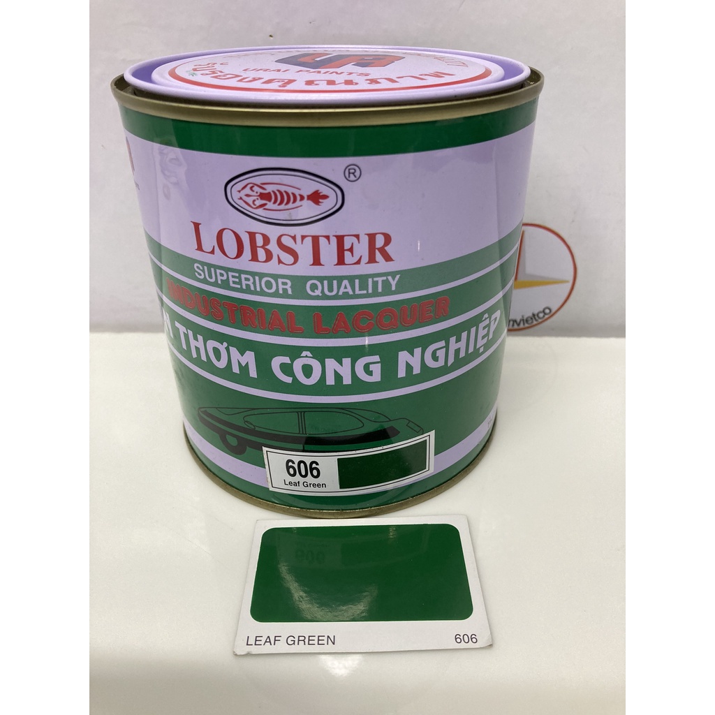 Sơn thơm công nghiệp Lobster màu xanh 606 -800ml
