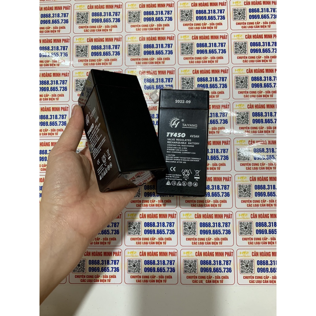 Ắc quy 4V 5AH, Bình Ắc quy khô