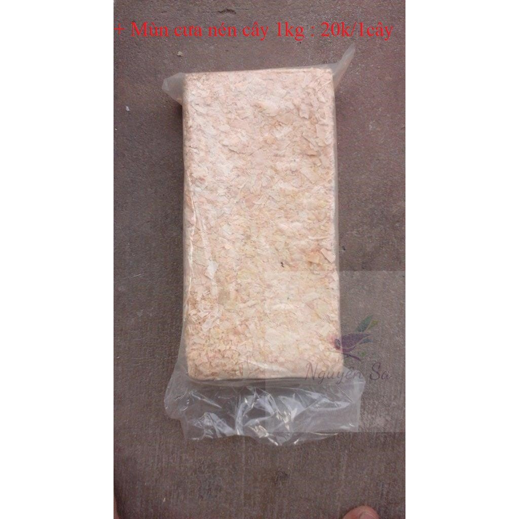 Mùn cưa nén 1kg sĩ & lẻ.