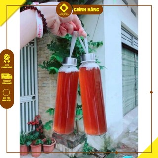 Bình nước detox thủy tinh 500ml