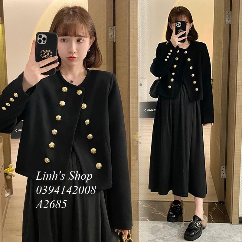 Set Áo Váy Sang Chảnh Lịch Sự A2685