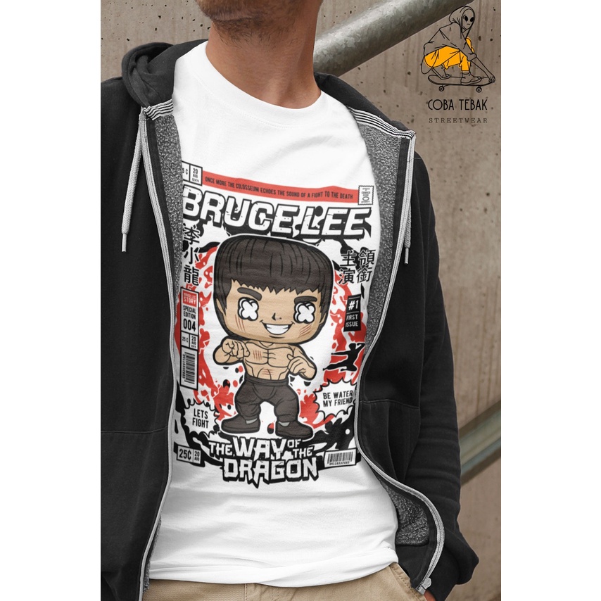 Áo Thun In Hình Bruce Lee Distro Thời Trang Cho Nam Nữ