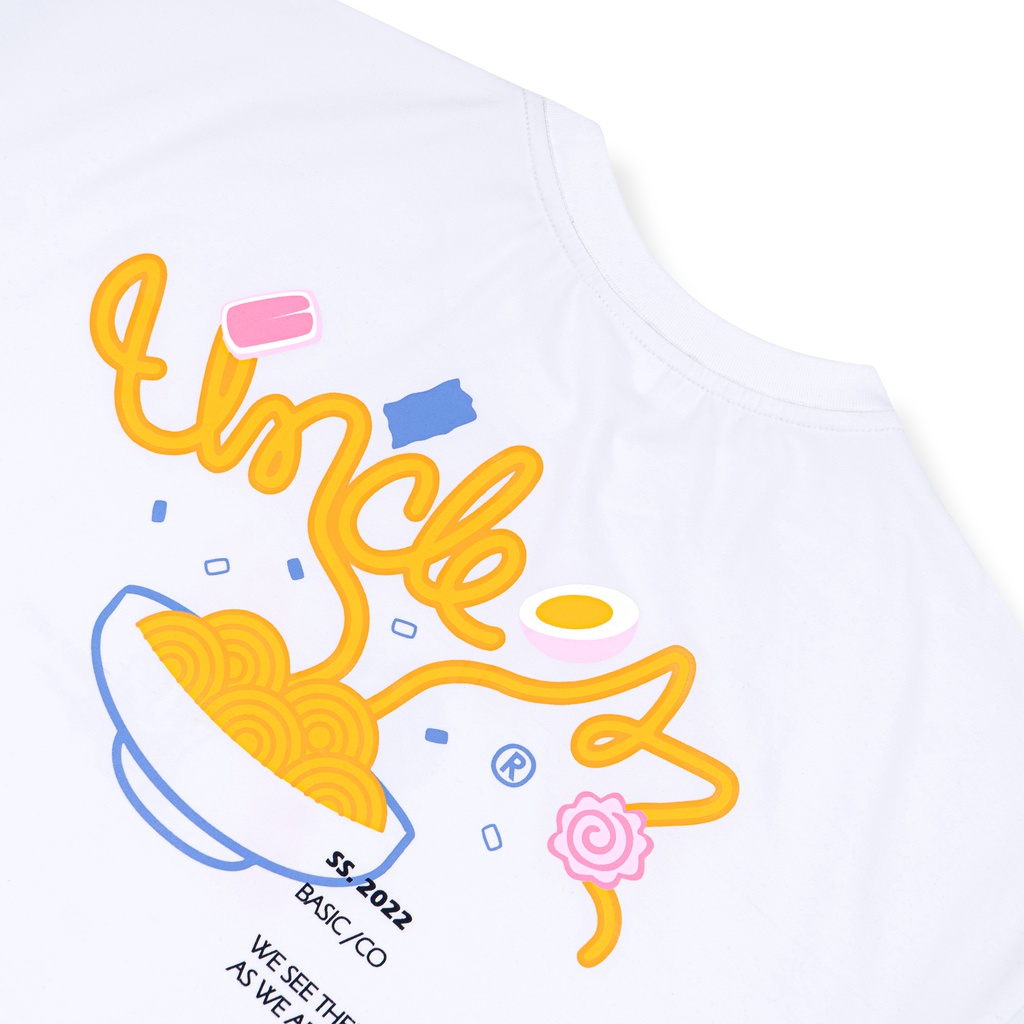 Áo Thun UNCLE M® | RAMEN TEE/ WHITE