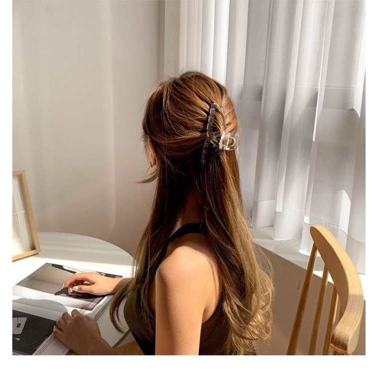 Kẹp tóc hàm cá mập nhiều màu dễ thương