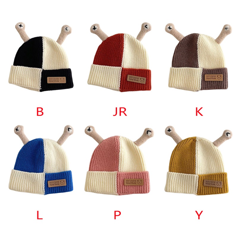 Mũ Len Dệt Kim Đính Đôi Mắt Siêu Dễ Thương Cho Bé