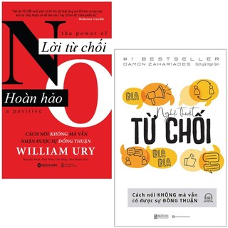 Combo sách nói lời từ chối: nghệ thuật từ chối + lời từ chối hoàn hảo
