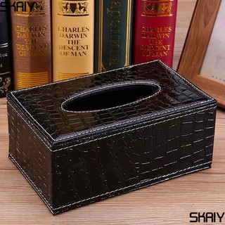 Hộp đựng khăn giấy bằng gỗ 1dde đa năng phong cách châu âu