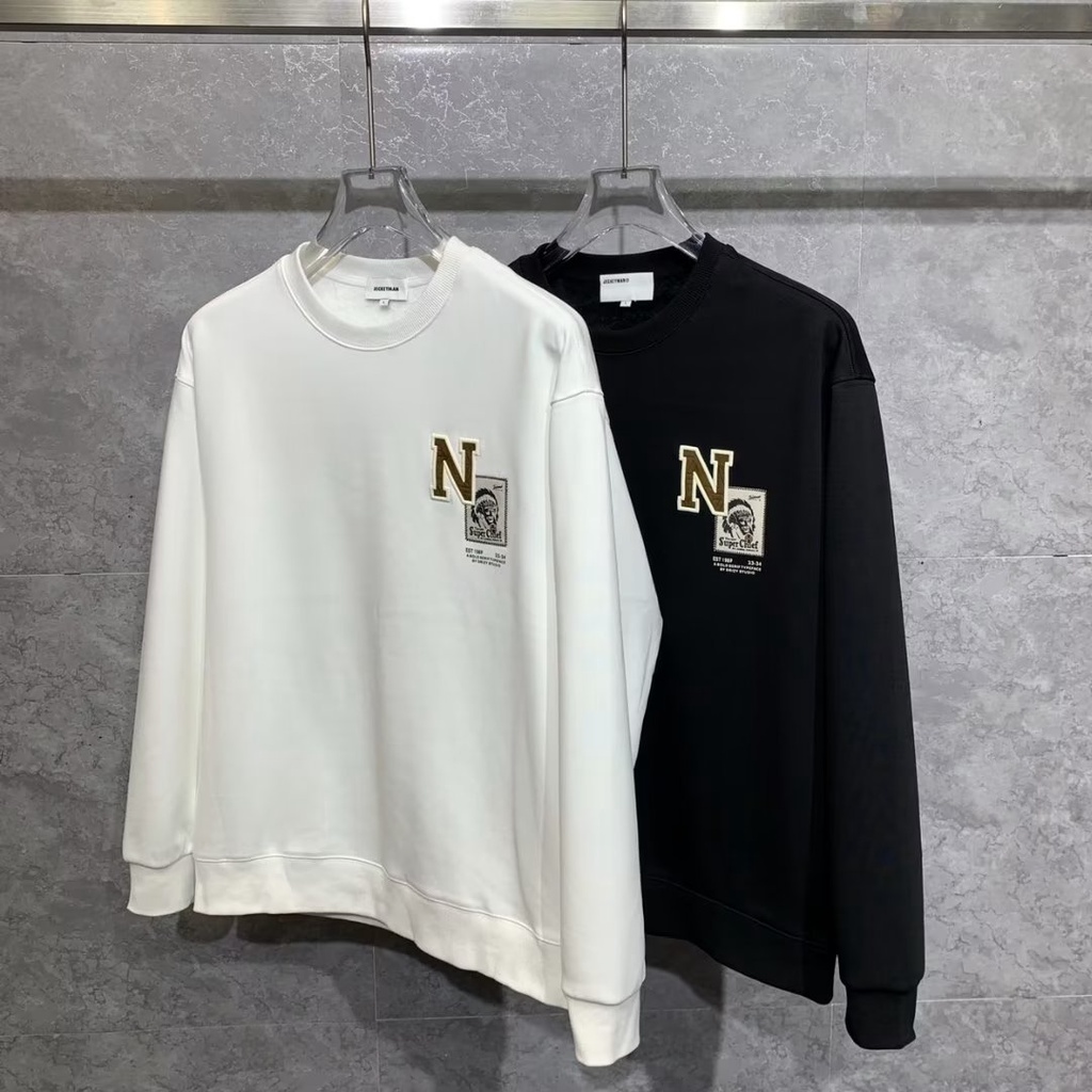 Aokang Áo Nỉ Dài Tay Mềm Mại Thoải Mái Thời Trang Trẻ Trung Cho Nam