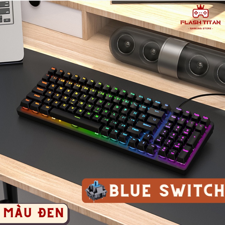 Bàn Phím Cơ Gaming K3 Red Switch Full Size, Gõ Êm, Độ Phản Hồi Tốt - Đèn Led 10 Chế Độ - Bảo hành 12 tháng | BigBuy360 - bigbuy360.vn