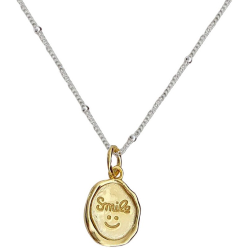 Vòng cổ Mặt Cười Thiết Kế Đơn Giản Tinh Tế Cho Nữ