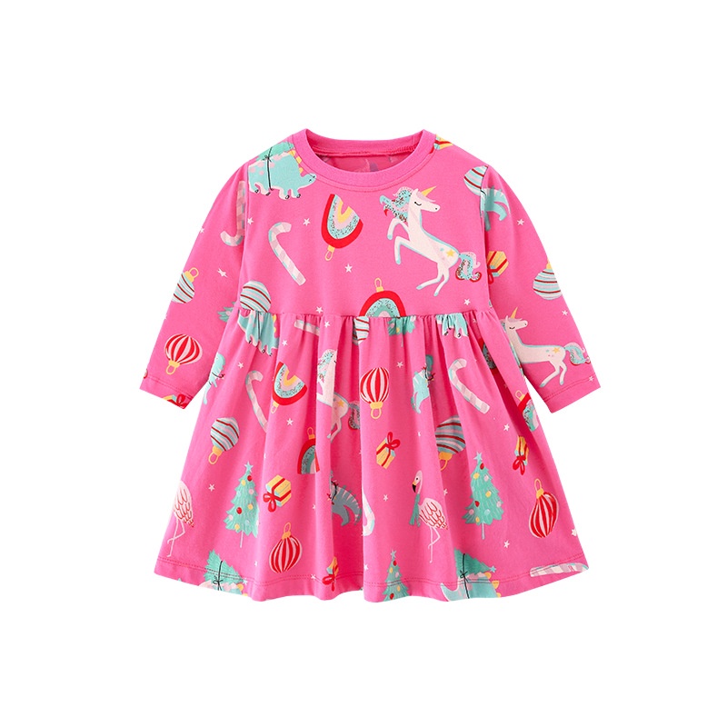 Váy Cho Bé Malwee Dài Tay Váy Thu Đông Cho Bé