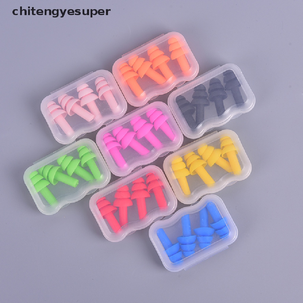 Set 2 Cặp Nút Bịt Tai Chống Ồn Tiện Dụng Khi Đi Du Lịch