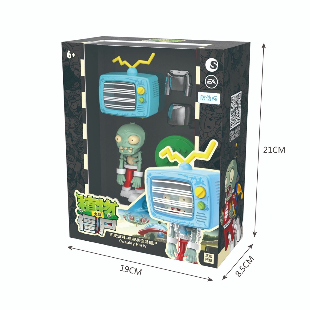 Đồ trang trí Nhân Vật Game Plants Vs Zombies