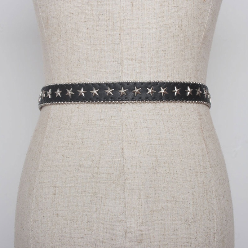 Thắt Lưng Dây Xích Phối Đinh Tán Phong Cách Gothic Punk