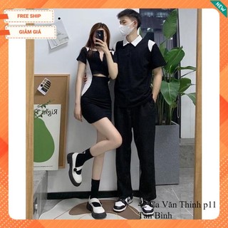 🔥🔥 siêu phẩm best seller couple đen hở eo siêu hot