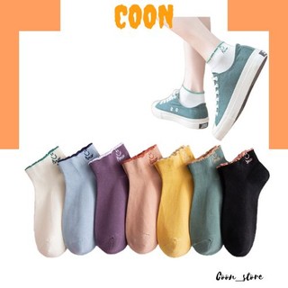 Tất vớ nữ cổ ngắn hàn quốc cute mặt cười đẹp