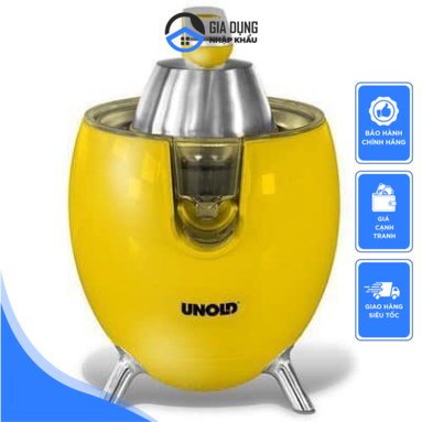 Máy Vắt Cam UNOLD, Máy Ép Cam Bằng Điện, Công Suất 300W, Tay Đẩy Inox Mạnh Mẽ, Nhập Đức, BH 12 Tháng